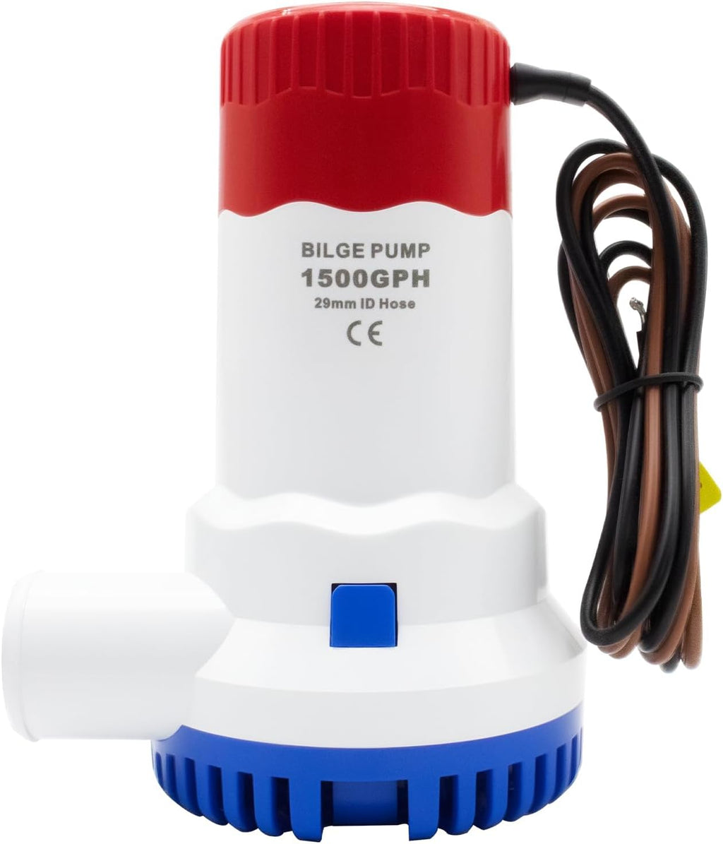1500 GPH 12V Non-Automatic Submersible Bilge Pump