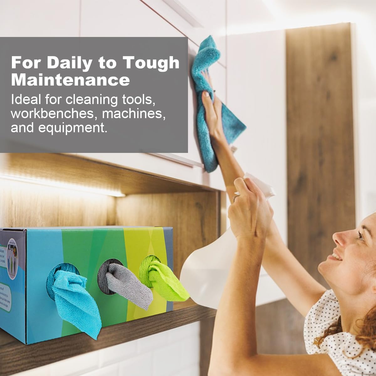 Microfiber Cleaning Cloth, 150 Pack Reusable Paper Towels Microfiber Towels for Cars Lint Free Washable Tissues Shop
