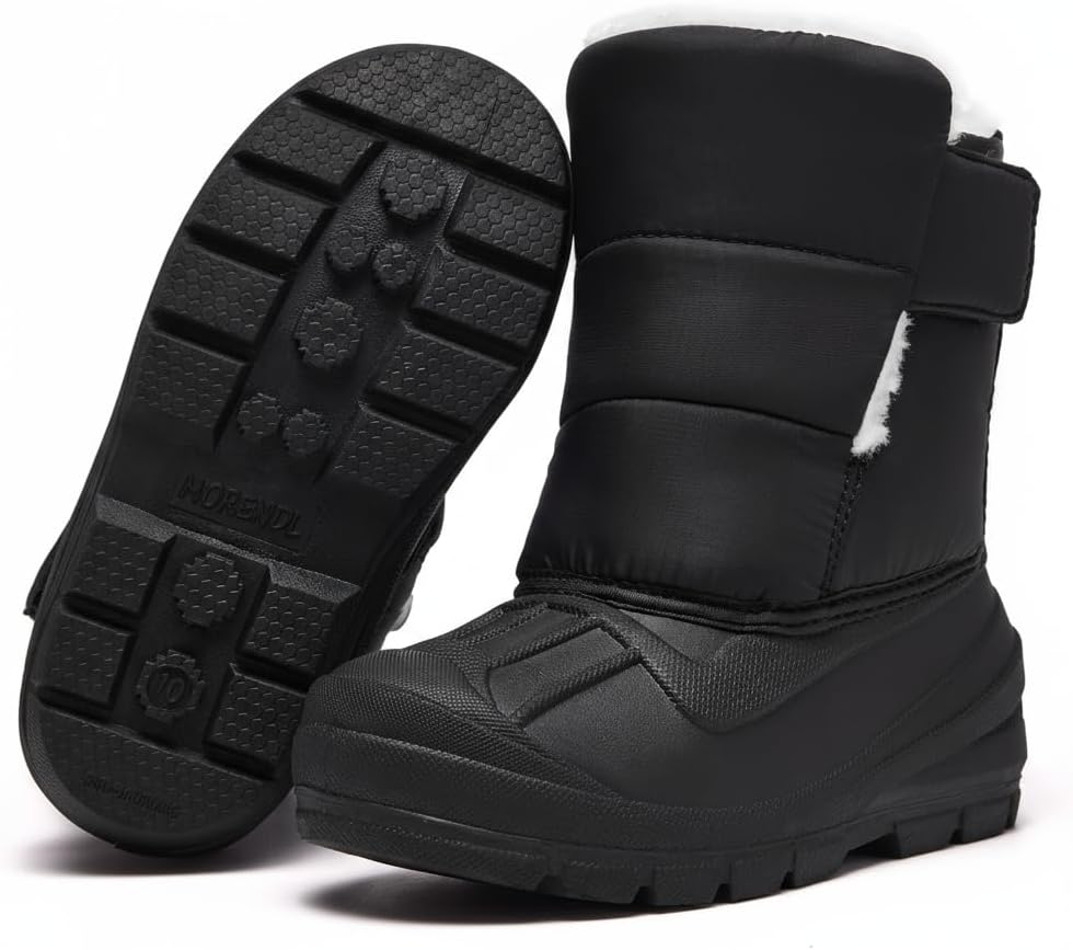 Toddler Winter Snow Boots Waterproof Insulated Faux Fur Boys Girls Hiking Boots (Toddler/Little Kid)