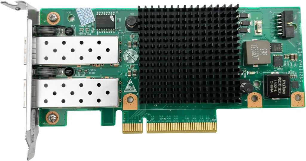 10Gtek 10Gb NIC Network Card, Dual SFP+ Port, with Intel 82599ES Controller, Compare to Intel X520-DA2, Refurbished