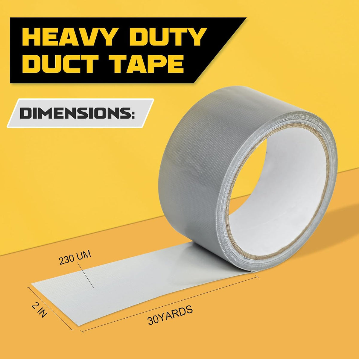 Duct Tape, Silver Tape，5 Rolls 2 inches x 30 Yards ducttape,Strong, Flexible,Heavy Duty Duct Tape，Waterproof Bulk