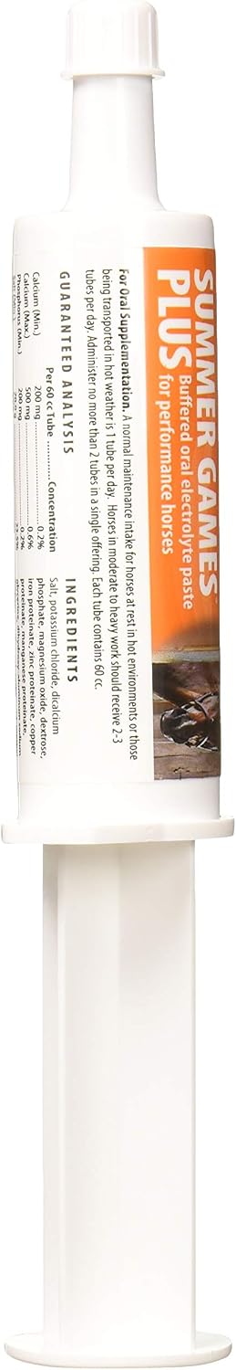 04409 Electrolyte Paste for Horses (3 Pack) 044093 60cc Summer Games Plus Elect