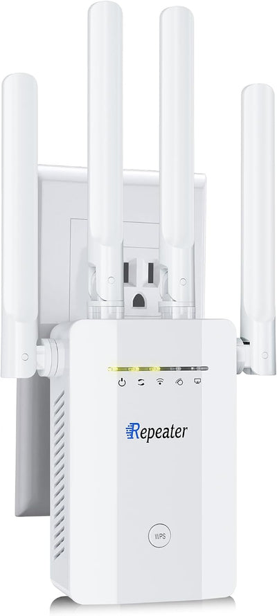2026 WiFi Extender Signal Booster for Home, 16ksq.ft Long Range WiFi Repeater Wireless Routers Signal Amplifier, Mesh