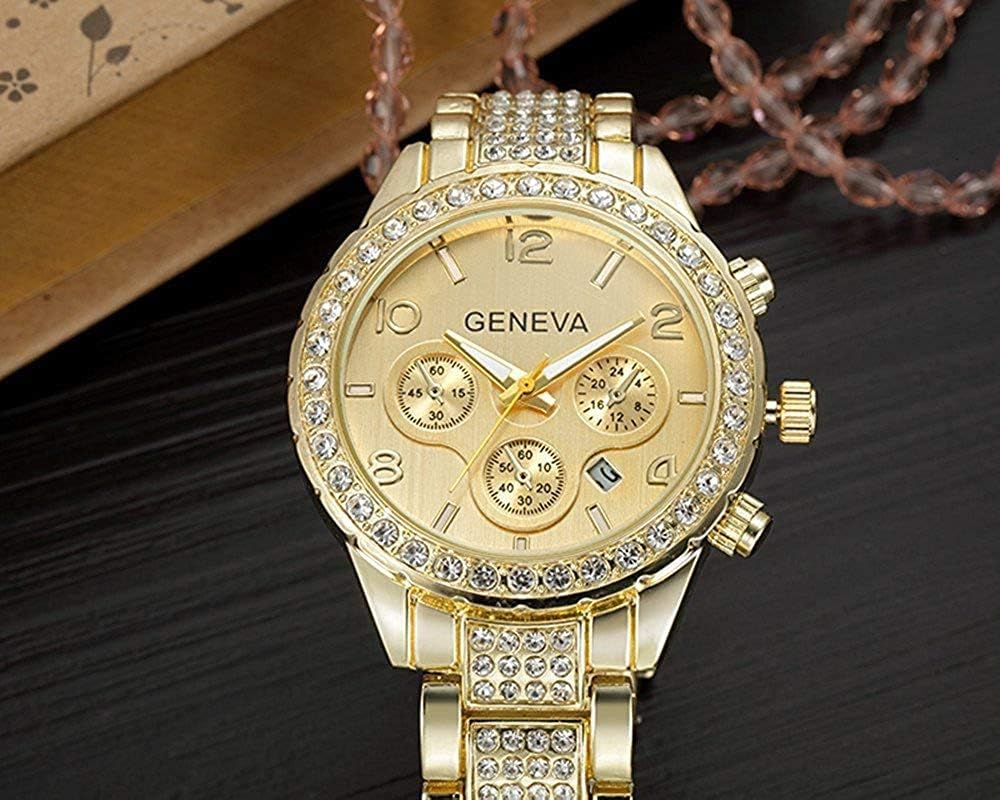 Unisex Luxury Crystal Diamond Watches Silver Gold Fashion Quartz Analog Watch Stainless Steel Band Quartz Bracelet
