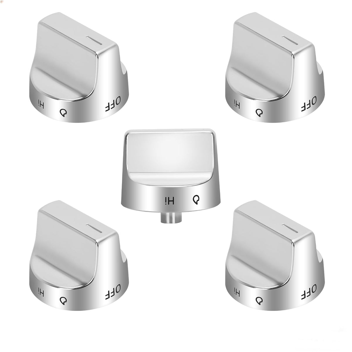 Sieri WFG535S0LZ4 WFG535S0LZ5 WFG535S0LS4 Knobs for Whirlpool Stove(3/4D)