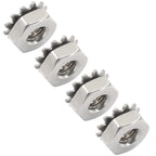 Waziaqoc #6-32 K-Lock Nuts, Stainless Steel Hex Nut, 50Pcs