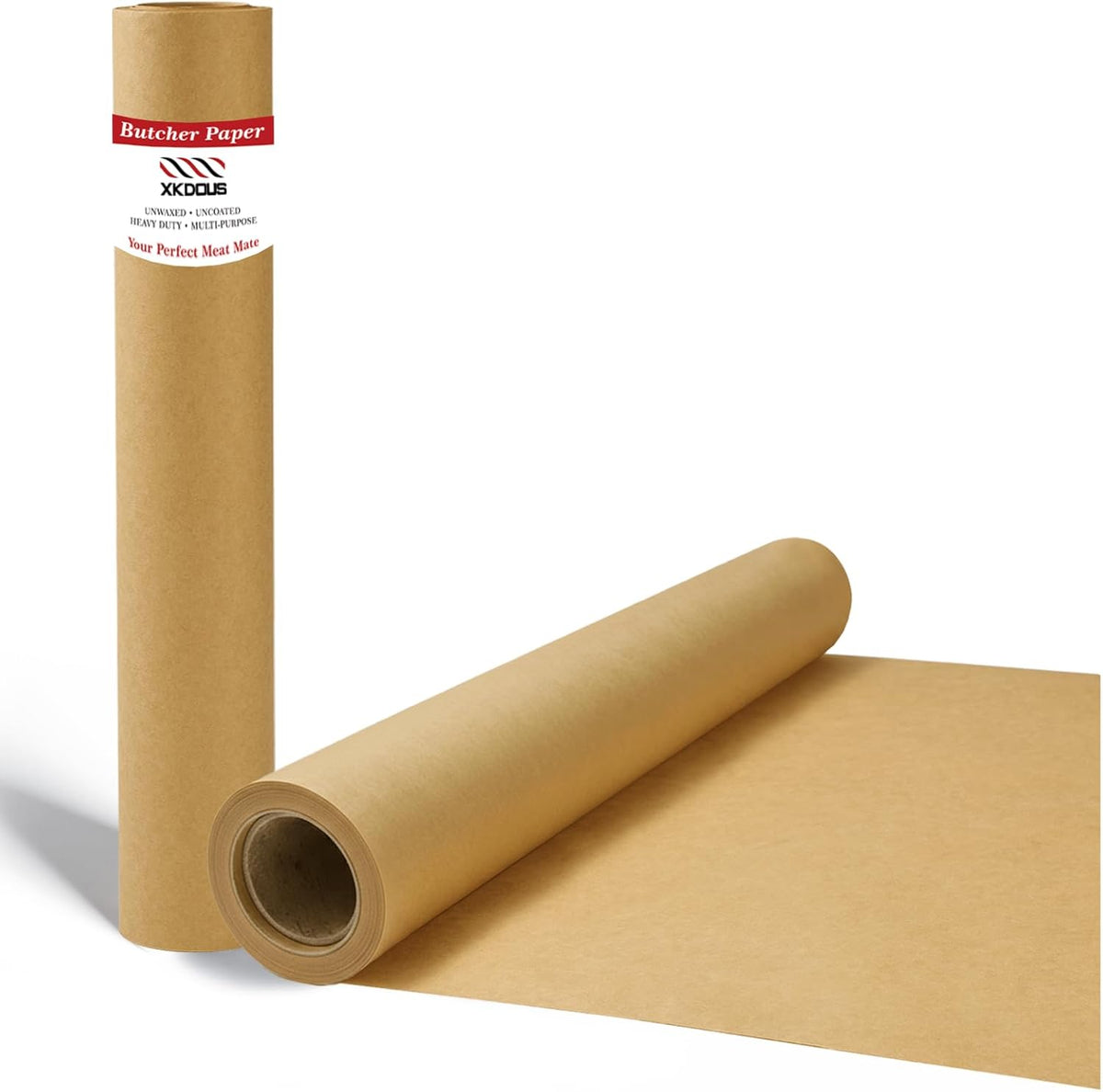 17.5” x 51’ Brown Butcher Paper Roll for Smoking Meat, BBQ, Grilling