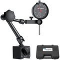 ALLmeter Dial Indicator Set,0-1in Range,0.001in,132lb Magnetic Base