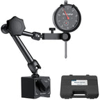 ALLmeter Dial Indicator Set,0-1in Range,0.001in,132lb Magnetic Base