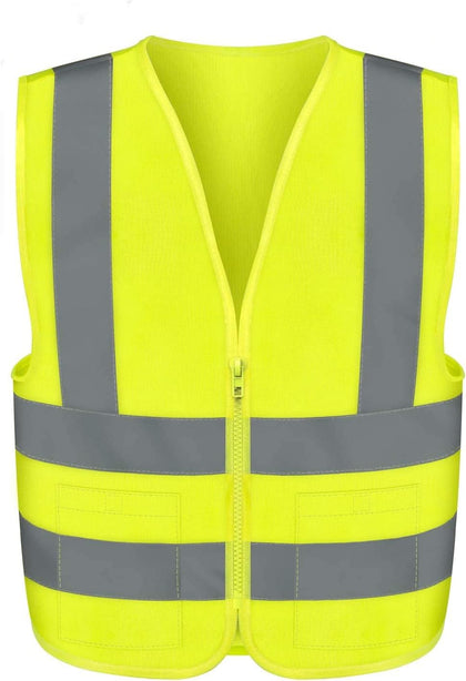 High Visibility Safety Vest ANSI Class 2, 2 Pockets