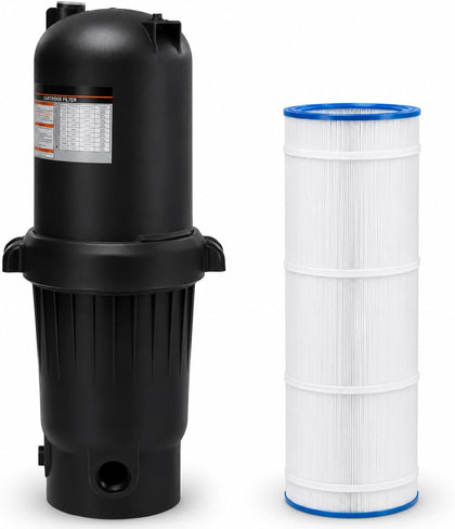 200 sq/ft Pool Cartridge Filter for In-Ground Swimming Pool and Spa Pool Filter System for Pools Up to 72,000