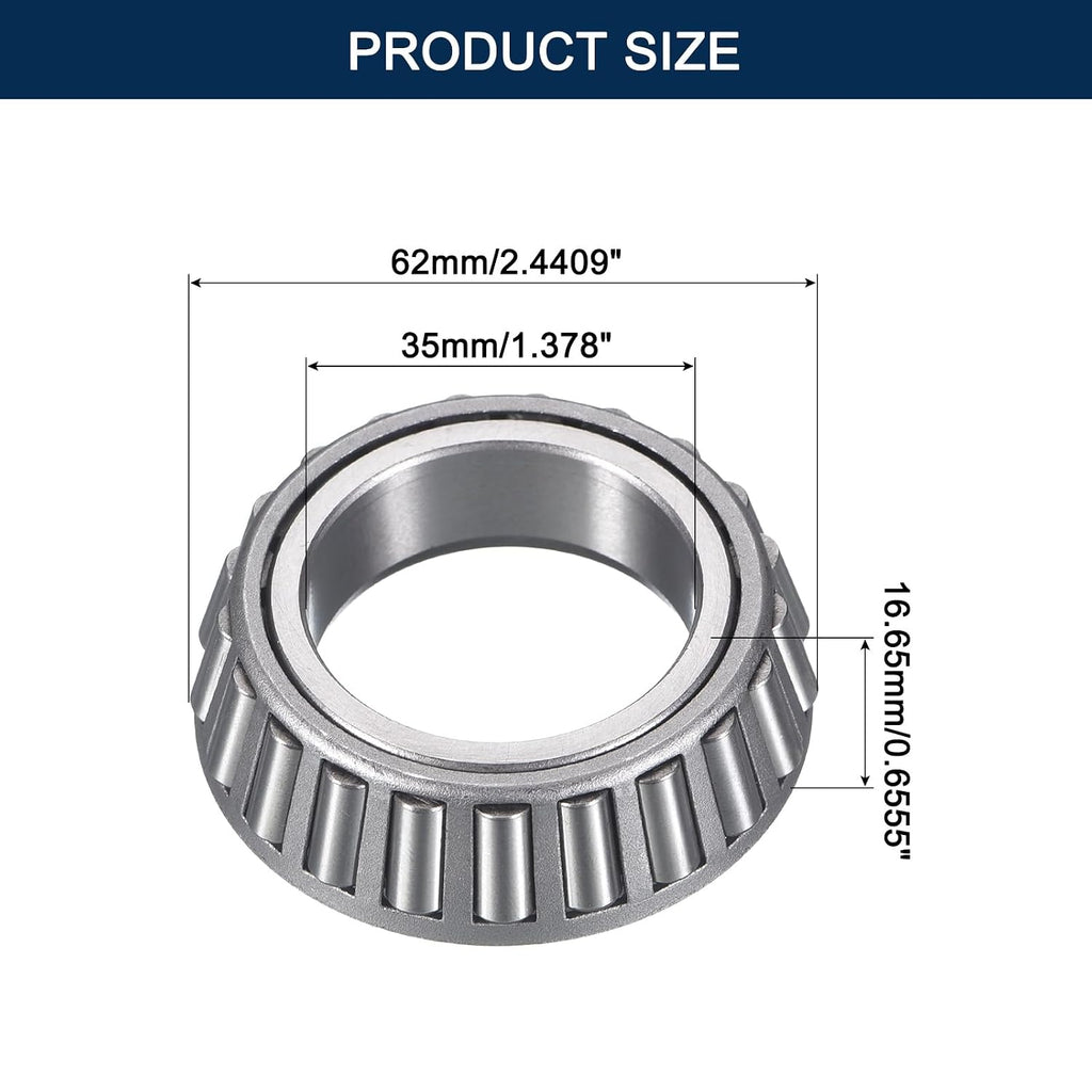 2 Pack LM78349 Tapered Roller Bearing Cone and Cup Set