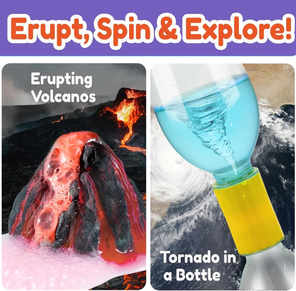 Science Kit for Kids Ages 8-12, 105 Experiments Set, Birthday Gift | STEM Toy for Boys Girls, Homeschool Classroom