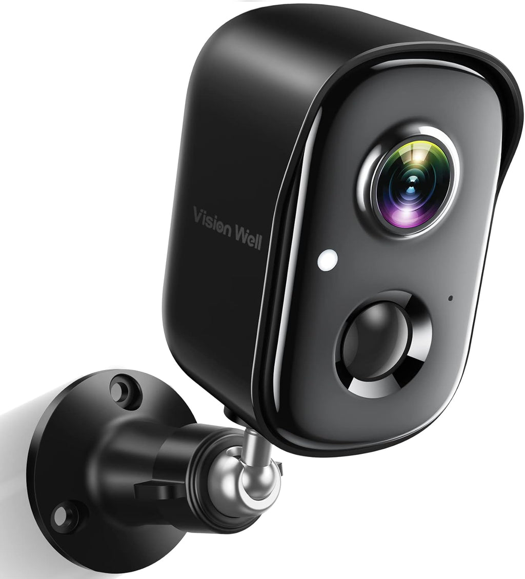 Security Cameras Wireless Outdoor, 2K Battery Powered AI Motion Detection Spotlight Siren Alarm WiFi Surveillance