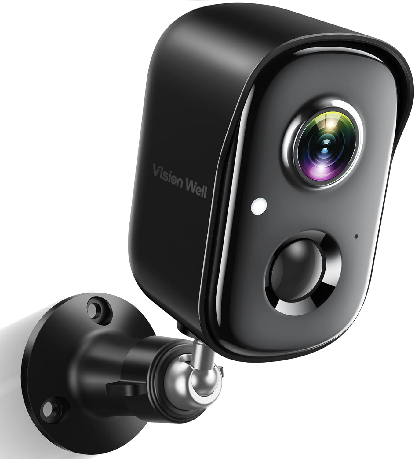Security Cameras Wireless Outdoor, 2K Battery Powered AI Motion Detection Spotlight Siren Alarm WiFi Surveillance