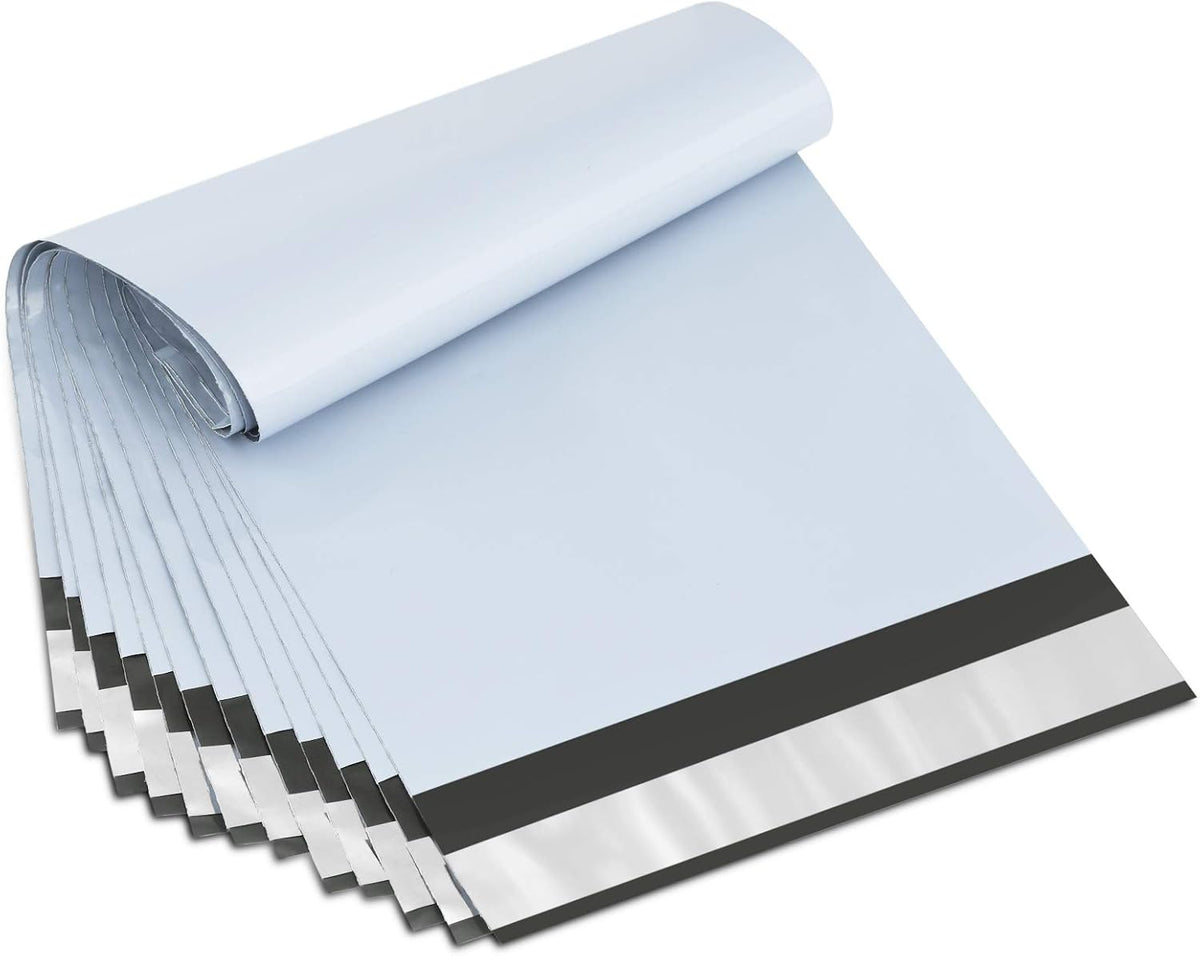 Small Poly Mailers 6x9 Inch White 200 Pack Plastic Shipping Bags
