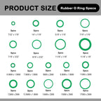 139PCS O Ring Assortment Kit,Multi-Size AC O Ring Kit Replacement Includes 85PCS AC Washers & 54PCS Rubber Gaskets,Universal ACS Seal Kits Car Accessories for ACS Systems