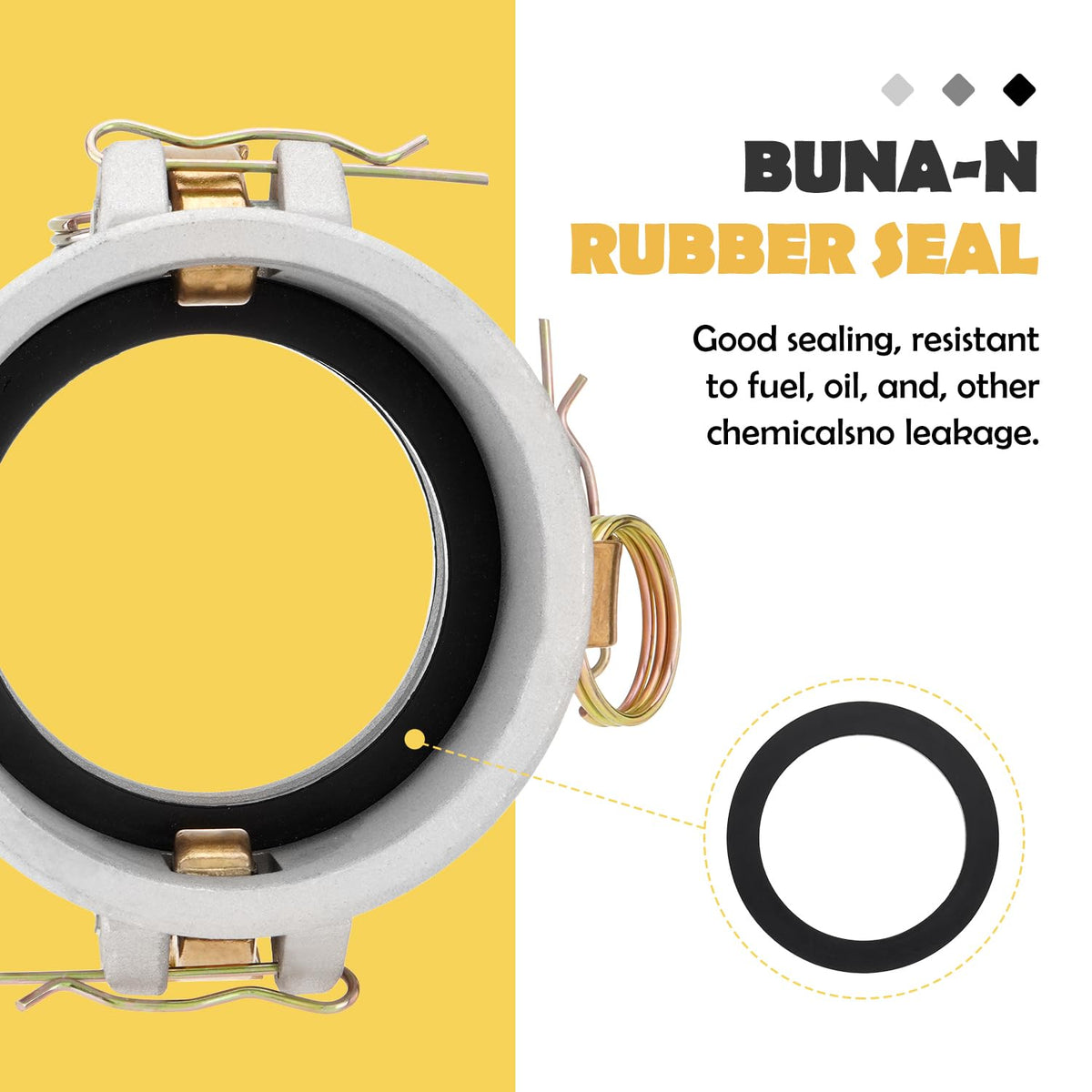 DD2020 Type DD Cam and Groove Spool Coupler(CAM-20-DD-AL)