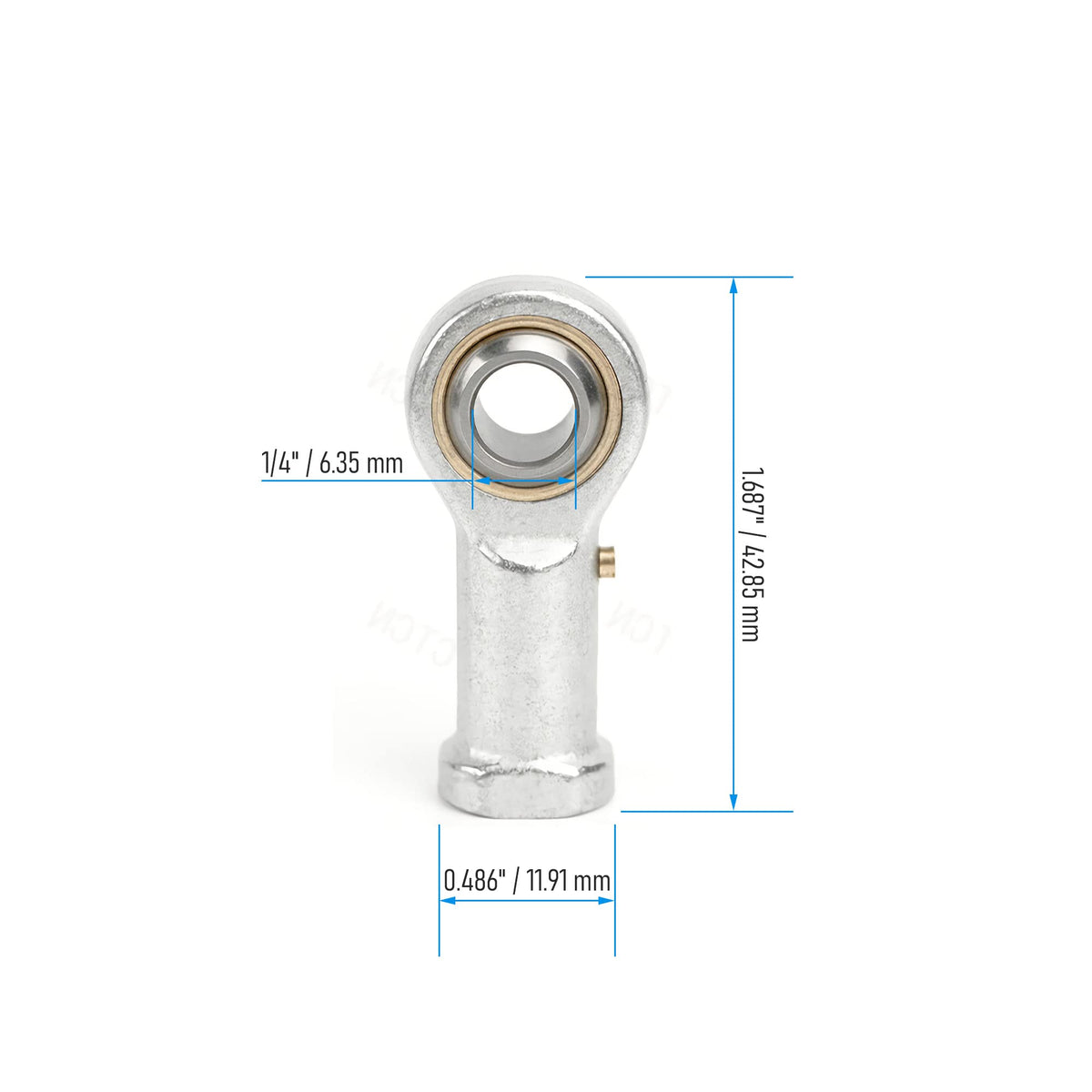 FOCMKEAS PHSB4 Spherical Rod End Bearings, 1/4" Bore