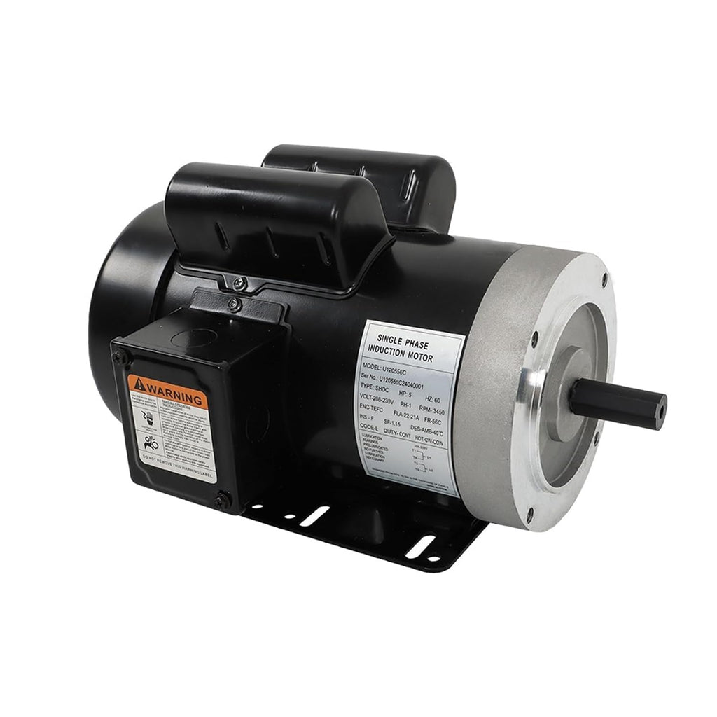 findmall 5HP Electric Motor 56C Frame 3450RPM General Purpose