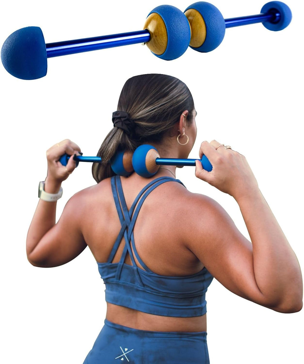 MOBO Deep Tissue Muscle Roller Stick for Back, Leg Recovery Massage Roller | One tool replaces a foam roller, massage