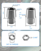 3/4" .750" Heim Joint Rod End Kit