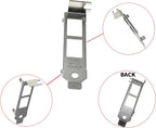 Low Profile Short Bracket Compatible with Intel X550-T2 X540-T2