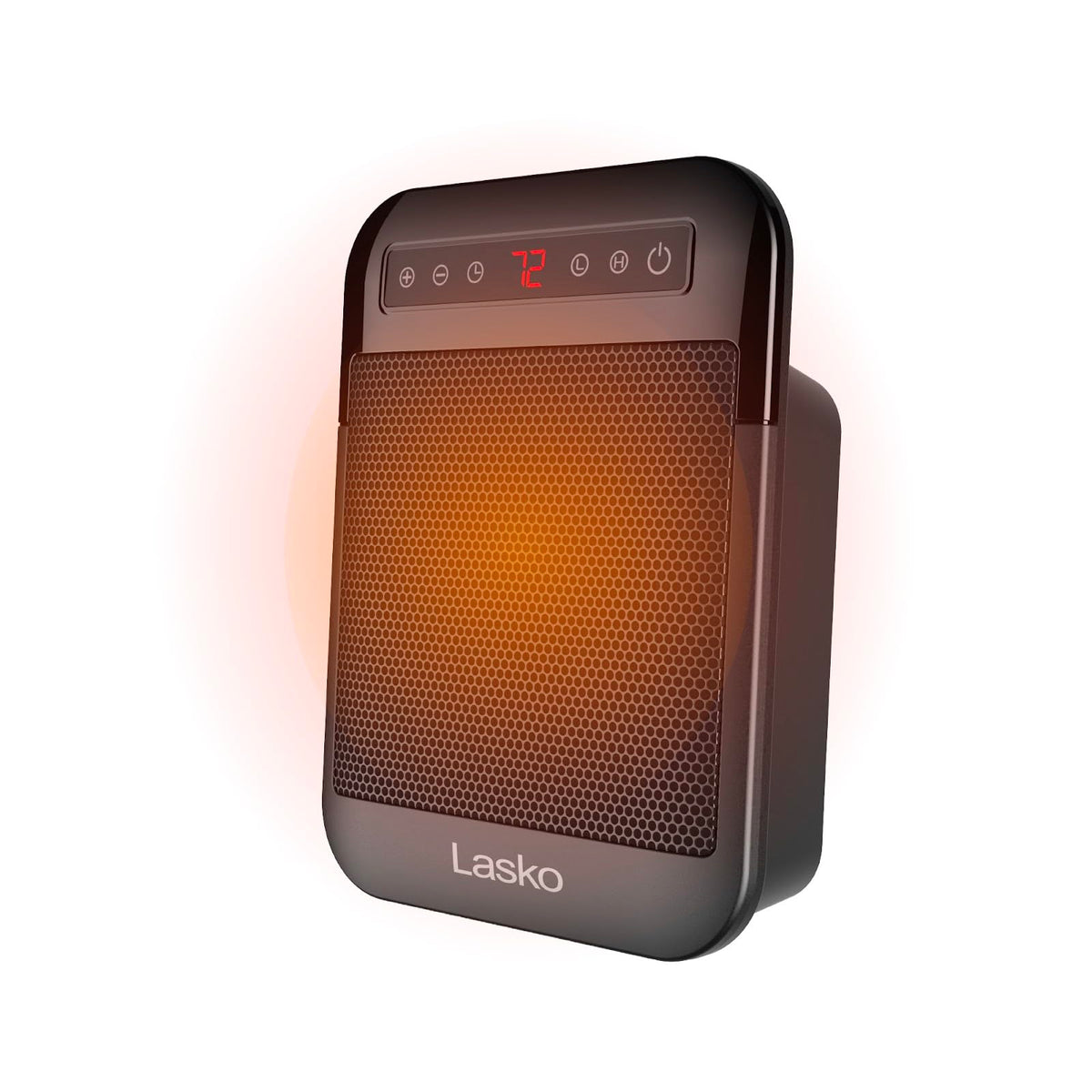 9" MyHeat Max Ceramic Space Heater with Display - Black - CD09101