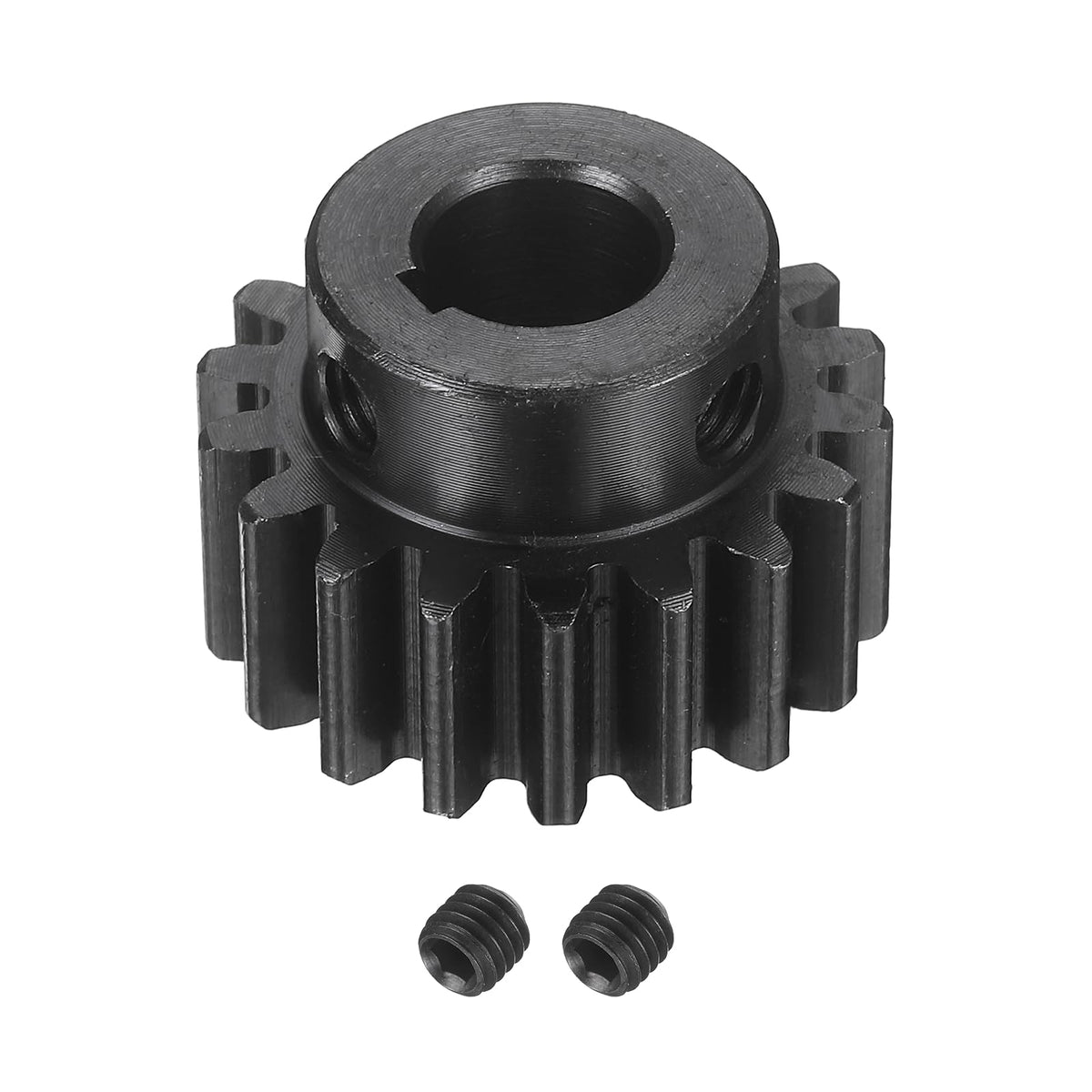 DTGN Spur Gear 1.5Mod 18 Teeth 12mm Thickness 10mm Bore 3x1.4mm Keyway