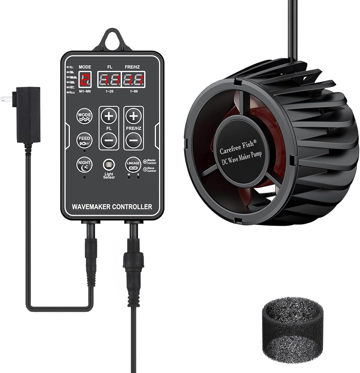 Aquarium DC24V Magnetic Wave Maker 3600Gph 20W