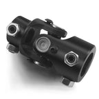 RABROPAR 1" DD X 3/4" DD Single Steering Shaft U Joint Coupler Black Steel Universal Coupling