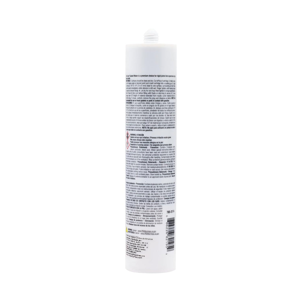 Permatex 82195 Ultra Grey Rigid High-Torque RTV Silicone Gasket Maker, Sensor Safe and Non-Corrosive, for High Torque and Vibration Resistant Applications, 13 oz