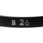 uxcell B26 1/2 Rubber V Belt, B Section V-Belt 29.1" Outside Circumference x 0.67" Width x 0.43" Thick, Industrial Power Transmission Belt, Black