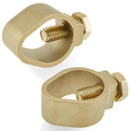BaYiToo 2 Pcs Direct Burial Ground Rod Clamp