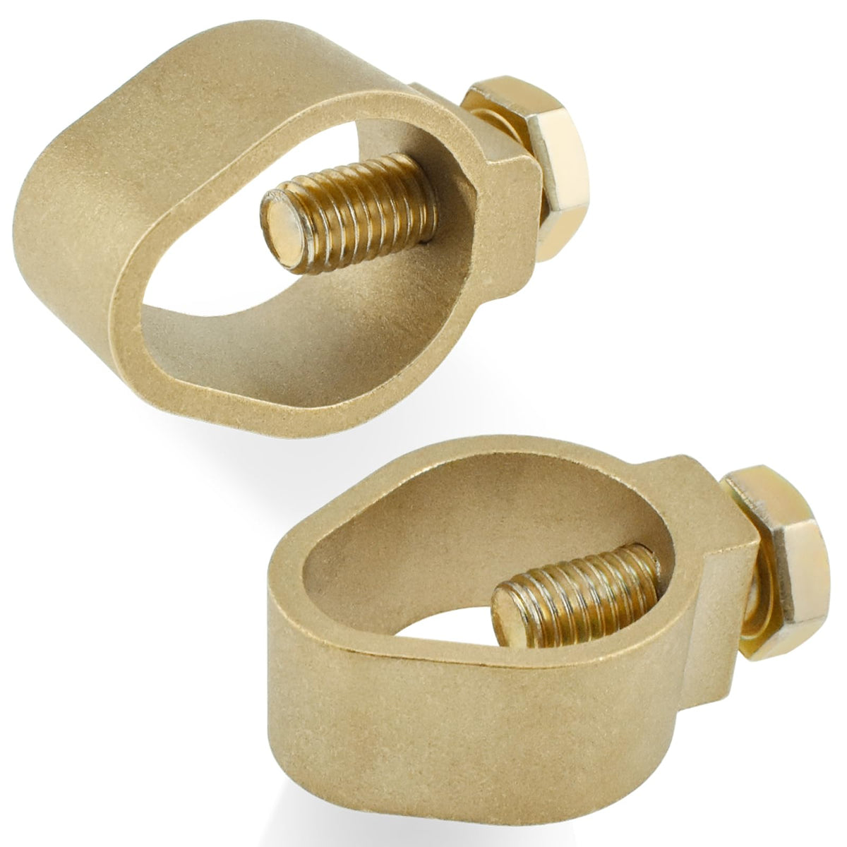 BaYiToo 2 Pcs Direct Burial Ground Rod Clamp