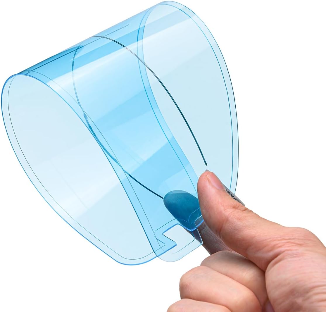 Universal Anti Fog Film for Motorcycle Helmet Visor 3.46" x 10.7"-Helmet Face Shield Anti Fog Visor Insert | Fog
