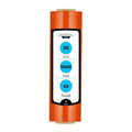 Orange Machine Stretch Wrap, 1 Pack, 20" x 5000 Feet, Dark/Opaque Color Plastic Cling Designed for Pallet Machine