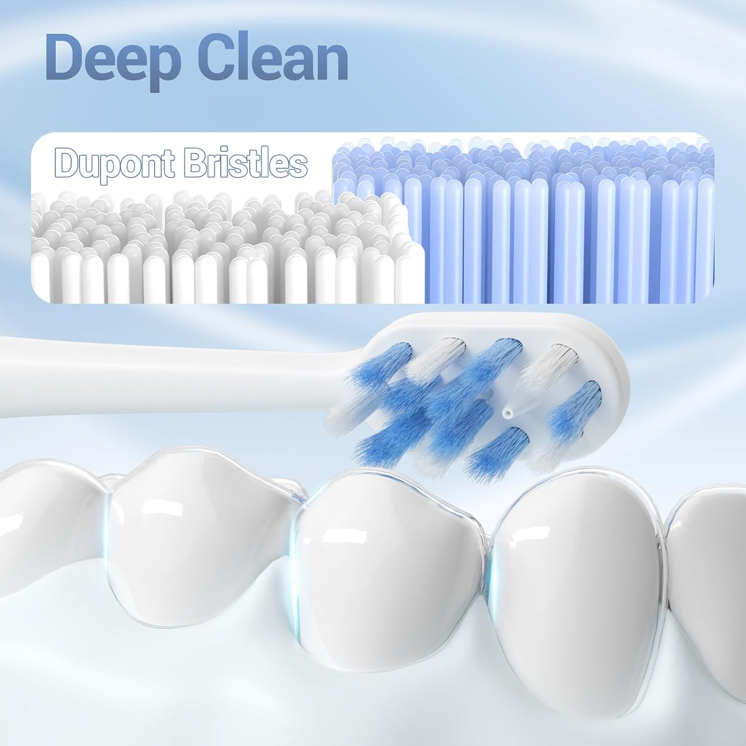 Upgraded 2-in-1 Electric Toothbrush with Water Flosser, 3+4 Smart Modes，Portable Oral Irrigator with Point-Jet