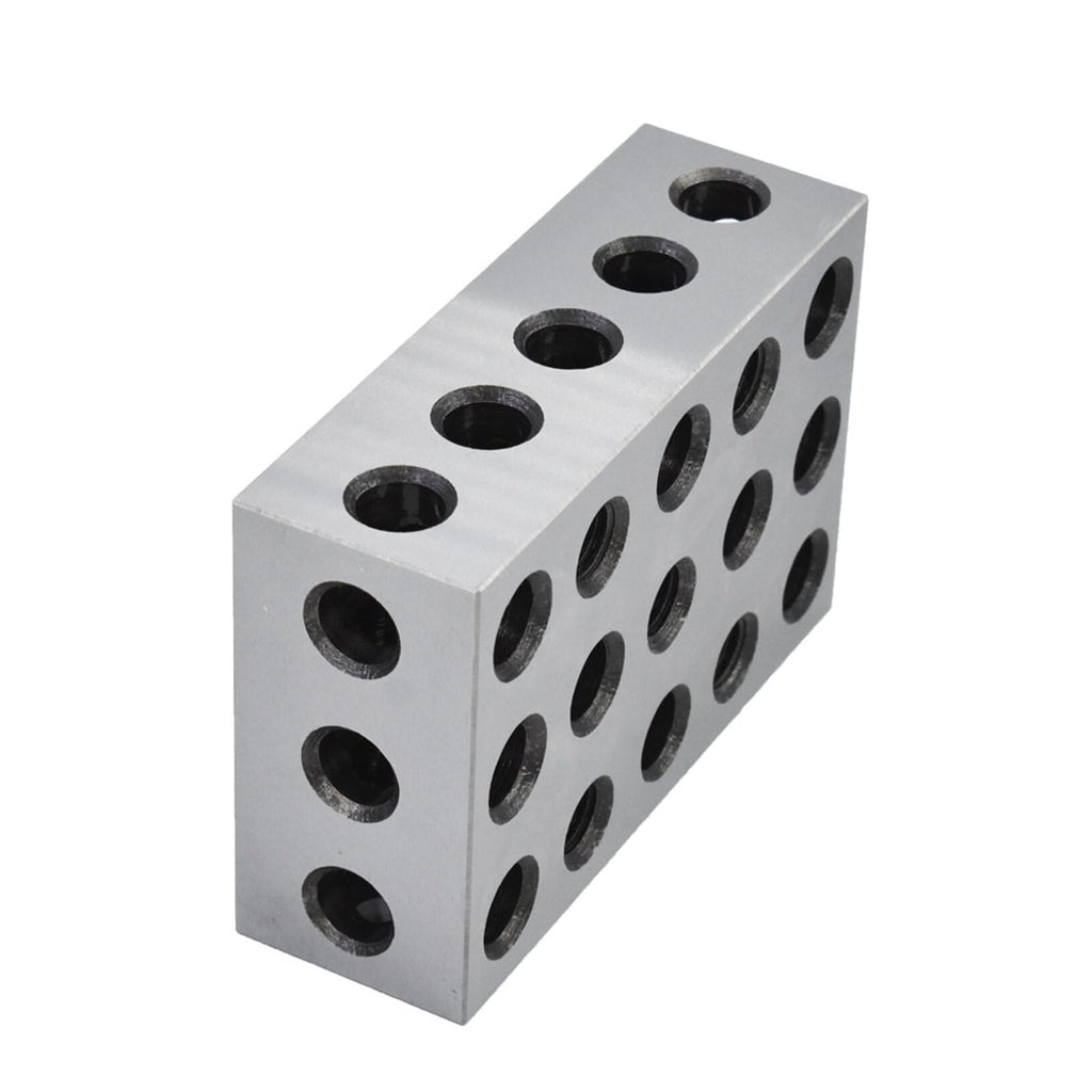 2-4-6 Blocks Matched Pair with 23 Holes Precision Machinist Milling Accuracy 0.0003In (2-Pack)
