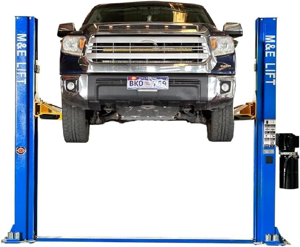 ME-H1000 Two Post Car Lift 10,000-lb Lifting Capacity CE Certified 2 Post Lift, Auto Lift for Auto Repair Shops