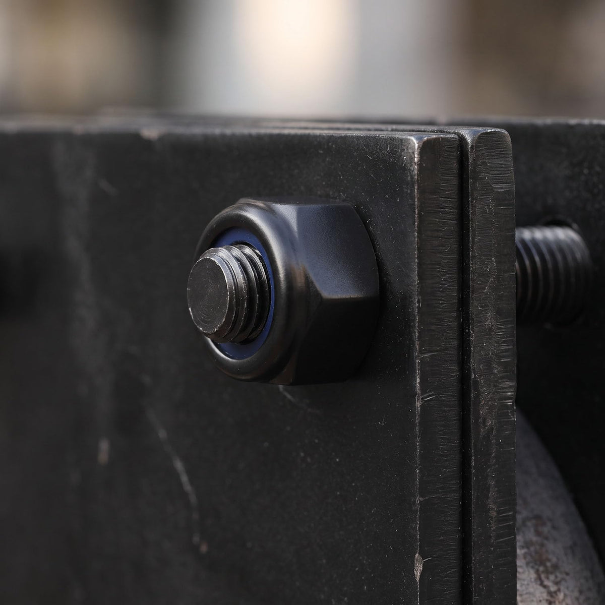 M3 (50 Pack) Nylon Insert Locknuts, Black Zinc Plated 18-8 (304) Stainless Steel Bright Finish Fully Thread