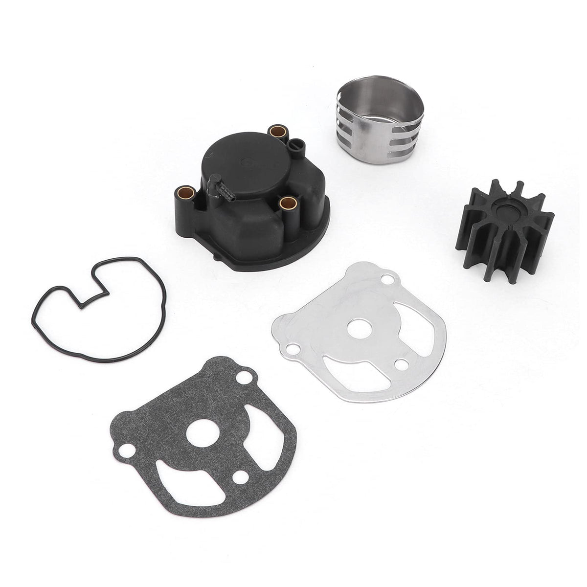 Srliya Kit, Replacement for OMC Cobra 2.3 2.5 3.0 4. 4.6 5.0 .7 .8 7. Liter 1986-1993 with Impeller Wear Plate Gasket Seal Impeller Lining Shell