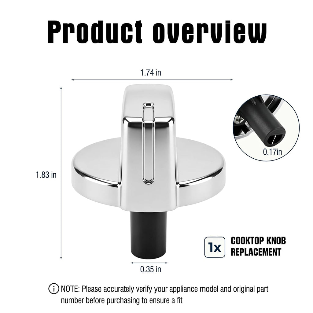 00631622 Cooktop Control Knob Replacement Fits Bosch Thermador Gas Cooktop