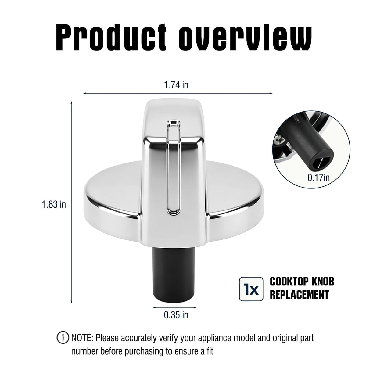 00631622 Cooktop Control Knob Replacement Fits Bosch Thermador Gas Cooktop