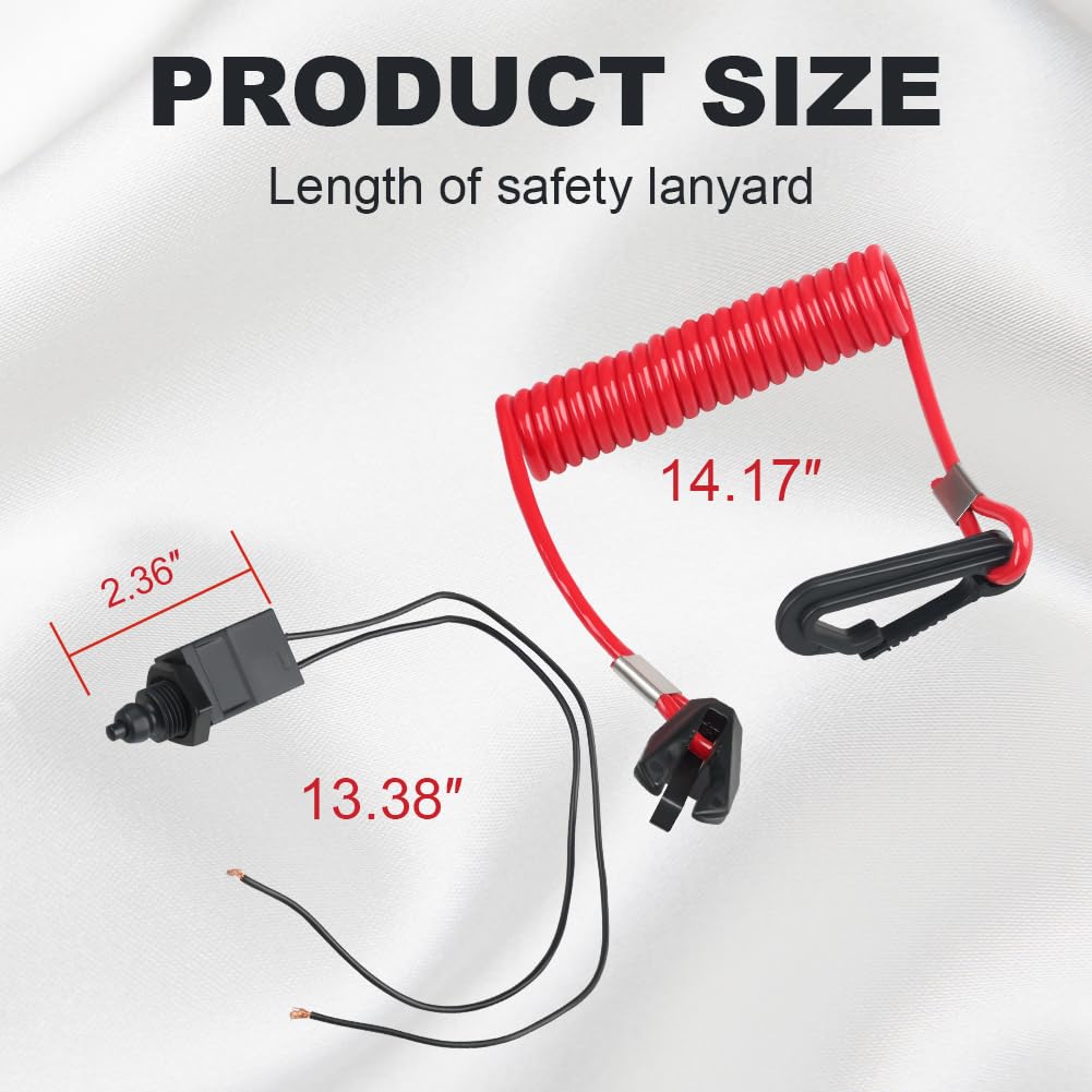 585134 Kill Switch with Safety Lanyard Compatible with Johnson Evinrude