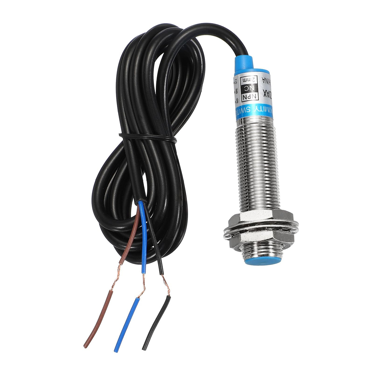 MECCANIXITY Inductive Proximity Sensor, NPN NC M12 2mm Approach Sensor