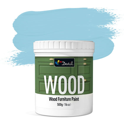 Matte Finish Furniture Paint - 16 Oz Wood Paint for Cabinets, Doors, Tables, and Dressers Refinishing - Water-Based