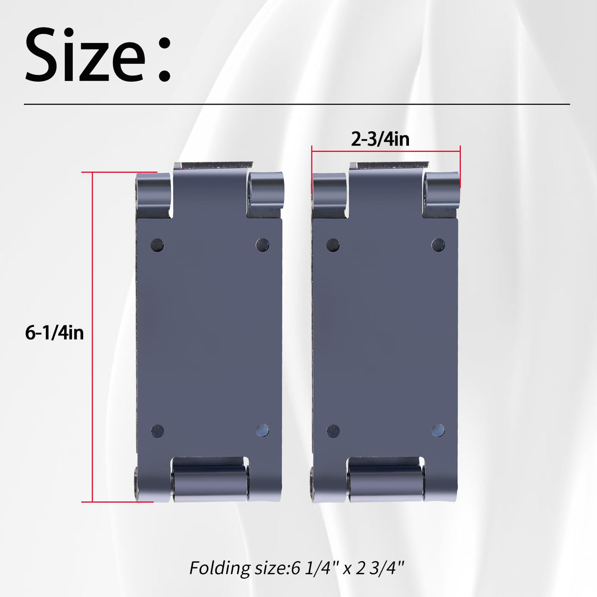 2Pcs Low Headroom Garage Door Top Brackets,Anti-Rust