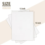 25 Pack 12x16 Corrugated Cardboard Sheet 2mm Thick Inserts