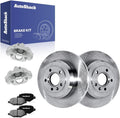AutoShack Rear Brake Rotors Pads & Calipers for Ford Edge 2014 | 12.99" (330 mm) Brake Kit, direct-fit replacement